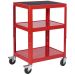 Adjustable Height Trolley - L.610 W.460 - 150KG Load Capacity - Red