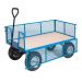 General Purpose Truck - Mesh Sides & Plywood Base - Puncture Proof Wheels - L.1200 W.600 H.360