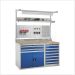 System Tek Workbenches - 1x 600mm & 1x 900mm Cabinets