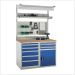 System Tek Workbenches - 2x 600mm Cabinets
