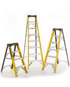 Climb-It® Glass Fibre Swingback Stepladders